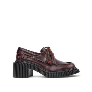 Loafers: Pix London Lace up - Burgundy