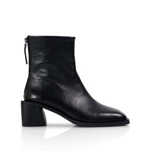 Boots: Brooklyn Square Toe Boot - Black