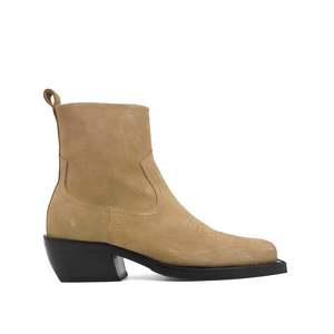 Abigayle: Cubist Western - Avena Suede