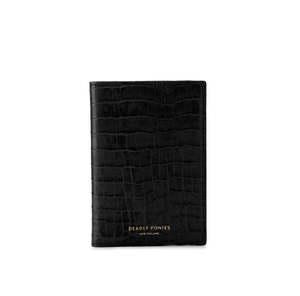 Deadly Ponies: Passport Wallet - Black