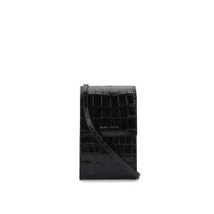 Deadly Ponies: Poucheroo Phone Wallet - Black Croc