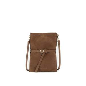 Penny Phone Pouch - Hazel Suede