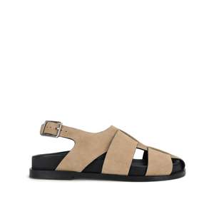 Sandals: Triton - Oat Suede