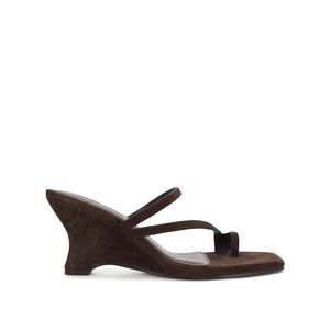 Heels: Ariadne Wedge - Java Suede