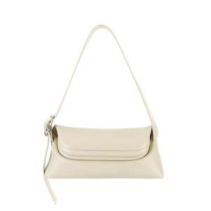 Crossbody Bags: Folder Brot - Cream