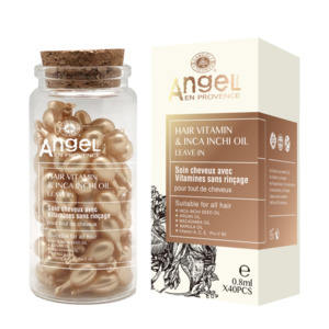 Our Favourite Masks Treatments: Angel Inca Inchi Oil Leave in Treatment Capsules 40x0.8ml
