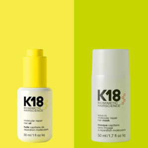 K18 Molecular Repair Hair Oil & Mask Duo