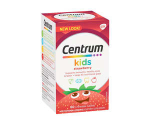Centrum Kids Strawberry 60Chewable tablets