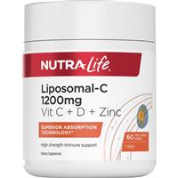 New Arrival: Nutra Life Liposomal C 1200mg (60t)