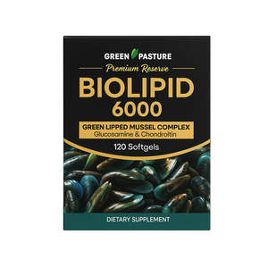 Best Seller Of This Month: Green Pasture BioLipid Green Museel 6000 120Softgels