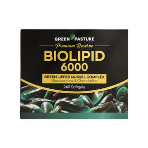 *Bonus Gift*Green Pasture BioLipid Green Museel 6000 240Softgels