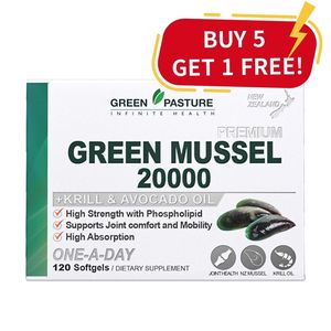 Best Seller Of This Month: Green Pasture Green Mussel 20000mg (120c)