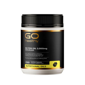 Go Fish Oil 2000mg Compact Odourless 230softgels