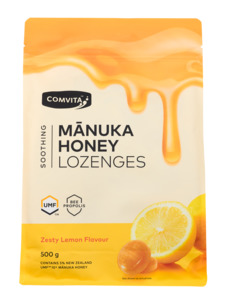 Comvita Manuka Honey Lozenges - Zesty Lemon