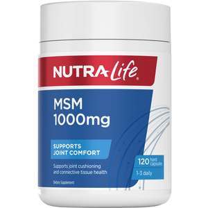 Glucosamine Msm: Nutra Life MSM 1,000mg 120capsules