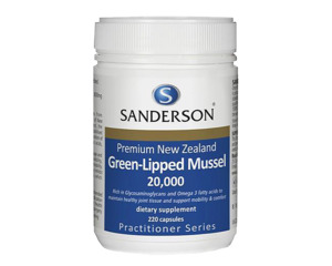 Green Mussel Powder Capsule: *SPECIAL OFFER*Sanderson Green Lipped Mussel 20000 220capsules
