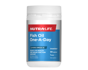 Omega 3: Fish Oil One-A-Day 90capsules