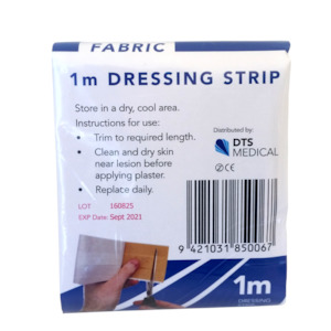 Products: Adhesive Sticking Plaster Fabric Dressing Strip 8cm x 1m – Health and Safety
