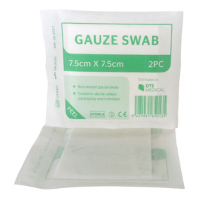 Absorbent Gauze Swabs 2’s 7.5×7.5cm – Health and Safety