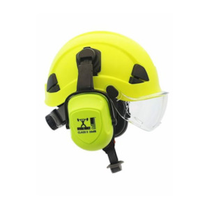 Hard Hat Visor and Earmuff Complete Combo – Health and Safety