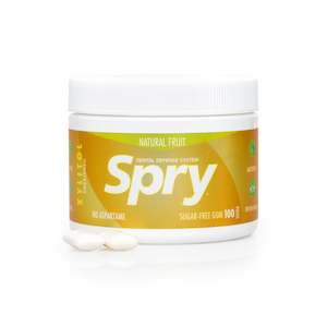 Spry Natural Fresh Fruit Xylitol Gum, 100ct