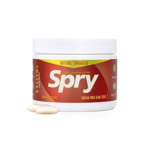 Spry Natural Cinnamon Xylitol Gum, 100ct