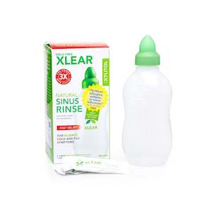 Sinus Care: Sinus Rinse with Xylitol and Saline Solution