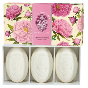 Gift Toiletries: LaFlorentina Gift Boxed Soap Peony 3 x 150g