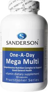 Sanderson 1-A-Day Mega Multivitamin 90 Capsules