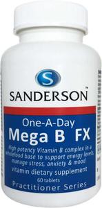 Capsules Tablets: Sanderson Mega B FX One-A-Day 60 Tablets