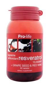Pro-life Resveratrol (50mg) 60 Tablets