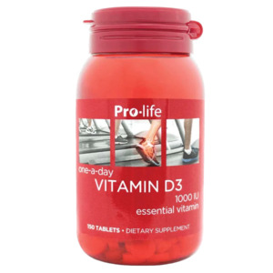 Pro-life Vitamin D3 (1000 IU) 150 Tablets