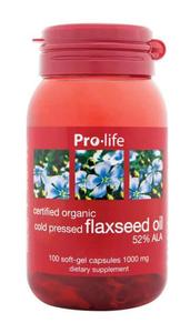 Pro-life Flaxseed Oil Softgels