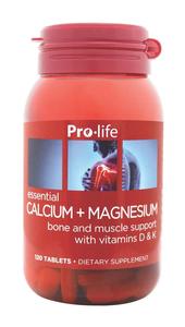 Pro Life: Pro-life Calcium + Magnesium 120 Tablets