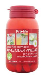 Pro-life Apple Cider Vinegar 50 Chewable Tablets