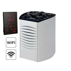 Heat Therapy: Harvia Vega PRO BC Electric Sauna Heater (10.5-16.5W) + Xenio CX170 WiFi Control Panel
