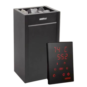 New Additions 1: Harvia Virta HL Wi-Fi Electric Sauna Heater + Xenio CX170 WiFi Control Panel