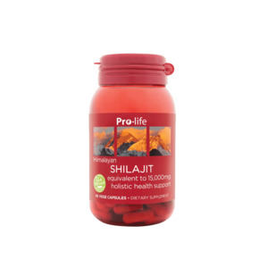 Pro-life Shilajit (15,000mg) 45 Vege Capsules