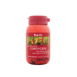 Capsules Tablets: Pro-life Cordyceps (12000mg) 45 Capsules