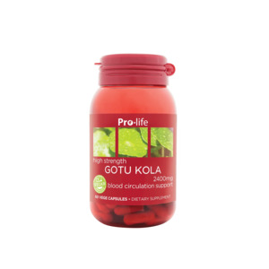 Pro Life: Pro-life Gotu Kola (2,400mg) 60 Vege Capsules