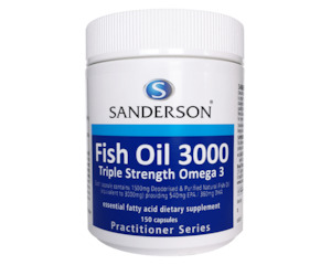 Sanderson: ***DEC SPECIAL***Fish Oil 3000 Triple Strength