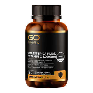 Go Healthy: GO ESTER-C® PLUS, VITAMIN C 1,000mg (120c)