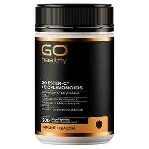 Go Healthy: GO ESTER-C® + BIOFLAVONOIDS (200vc)