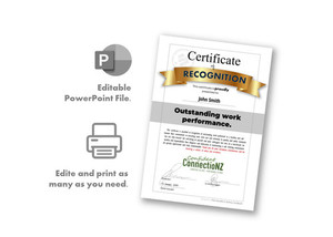Certificate of Recognition Pack 1 The Small Business Toolbelt