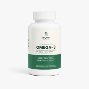Fish Oil & Omega Fatty Acids: Omega-3 EPA 180mg + DHA 120mg