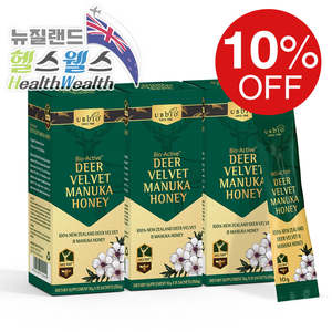 Ubbio: 유비바이오 녹용 마누카꿀 스틱 (MG100+) 10g×15포 3박스
