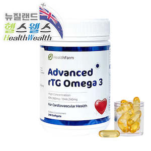 Healthfarm: 헬스팜 어드밴스 rTG 오메가-3 240캡슐