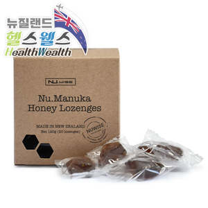 Nuwise: 뉴와이즈 마누카꿀 프로폴리스 민트 사탕 120g (20 로젠지)