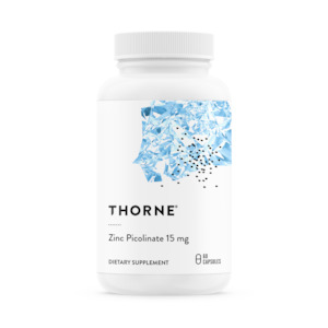 Thorne: Zinc Picolinate 15mg 60 caps