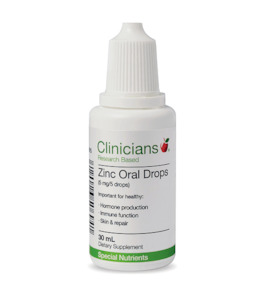 Clinicians: Zinc Oral Drops (1mg/drop)